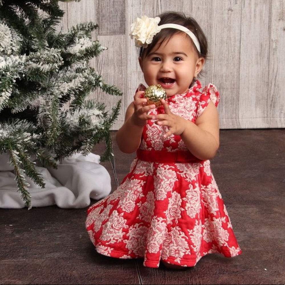 JANIE AND JACK CHRISTMAS DRESS 6-12 month